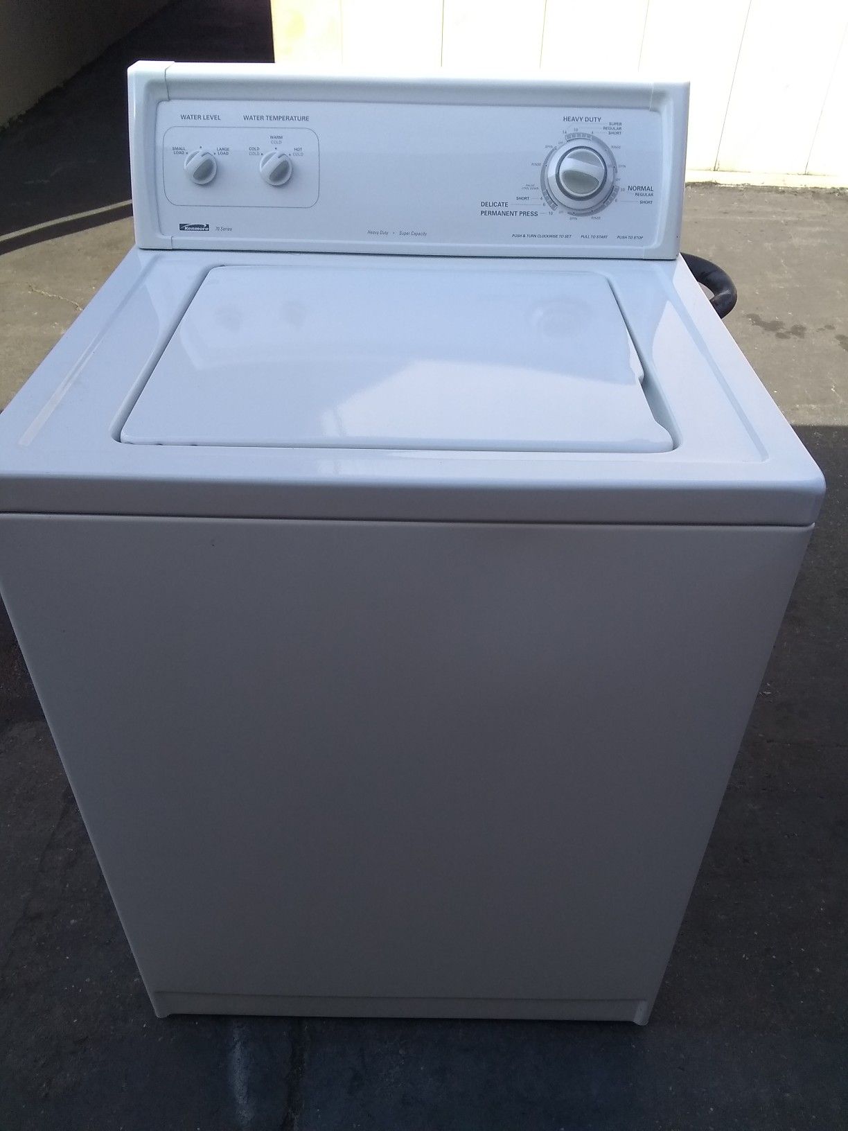 Washer Kenmore 90 days warranty deliver free