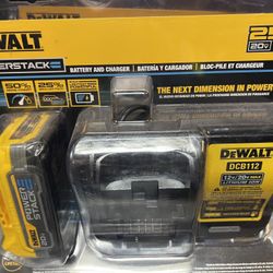 Dewalt Power Stock Battery And Charger 