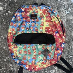 Vans X Nintendo Super Mario Bros Old Skool II Backpack 8 Bit Print