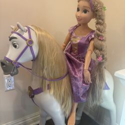 Life Size Doll And Horse 