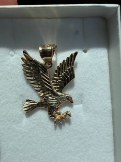 14k gold eagle