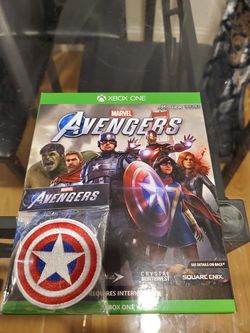 Marvels Avengers for the Xbox one. Comes with avengers patches