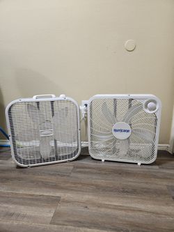 Box Fans Used But Working Good $25 For Both Used Conditions