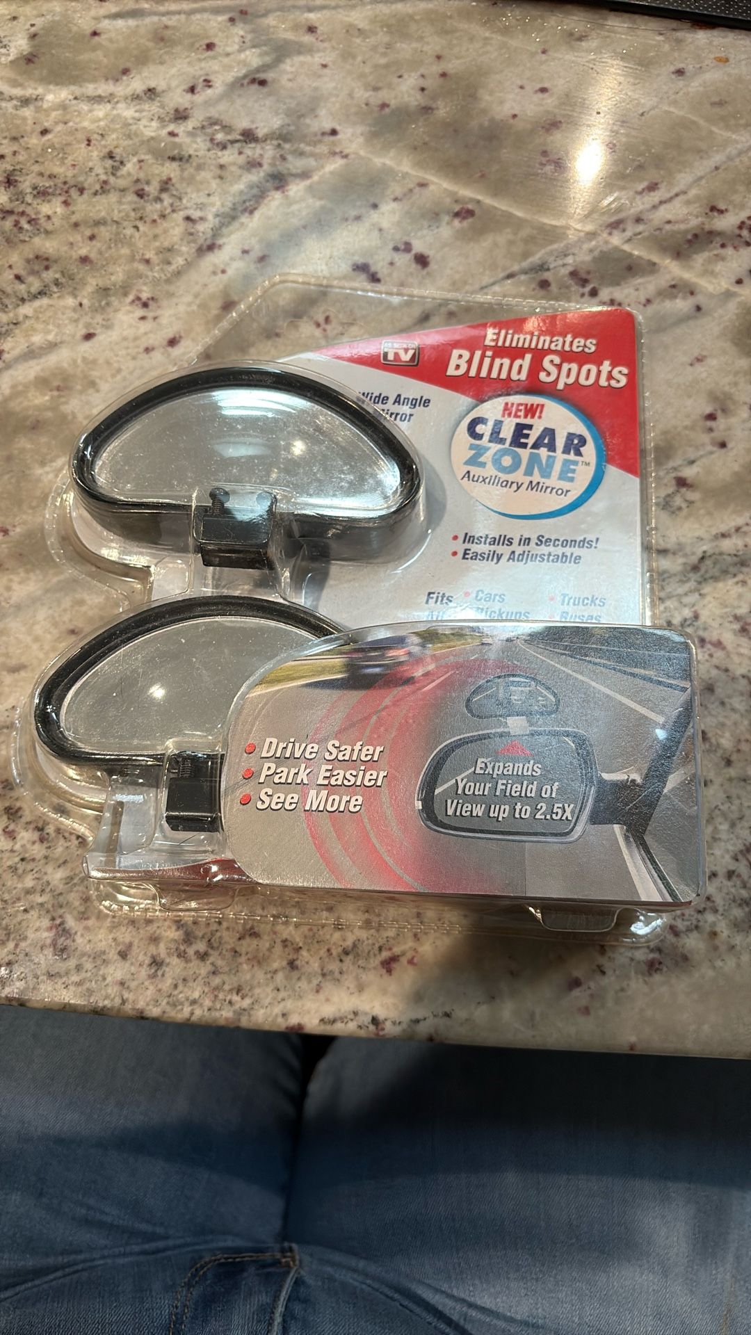 auxiliary mirror for car