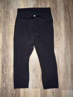 Lululemon Black Capri Leggings Size 8 Yoga Athletic Pants