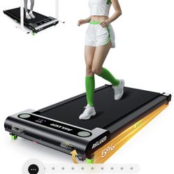 Walking Pad Treadmill, Portable Under Desk Treadmill 330lbs Capacity, Compact Treadmills Mini Walking Pad, 2.5HP Portable Treadmills with Remote Contr