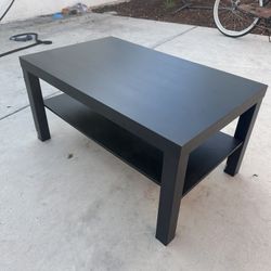 Black Table w/ Under Storage 
