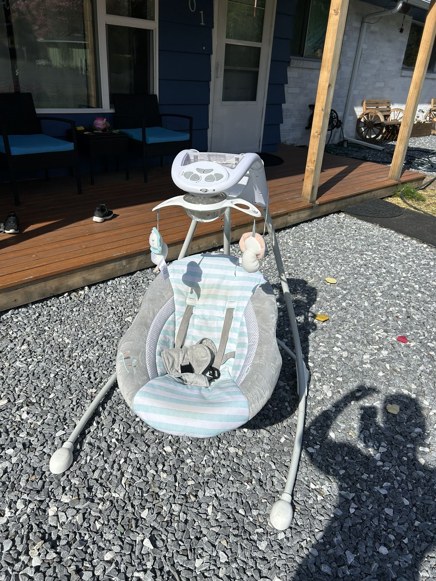 Ingenuity InLighten 6-Speed Baby Swing
