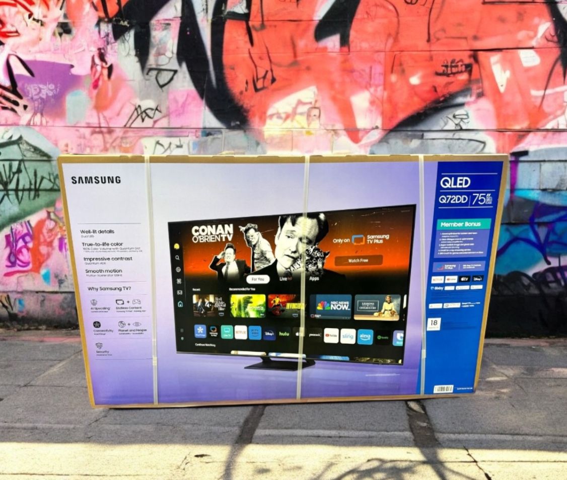 75 “ Samsung Smart 4K QLED HDR TV