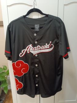 Mens Lg Naruto Shippuden with this exclusive Akatsuki Baseball Jersey from BoxLunch