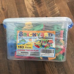 NEW Brickyard Building Blocks 163 Pieces 