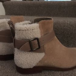 Kelsi Dagger Women’s Suede and Fleece Boots 