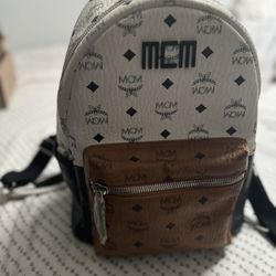 Original MCM tricolor Backpack