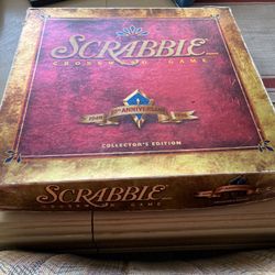 Vintage 50th Anniversary Scrabble Game
