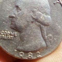 1982 P Mint Quarter Error