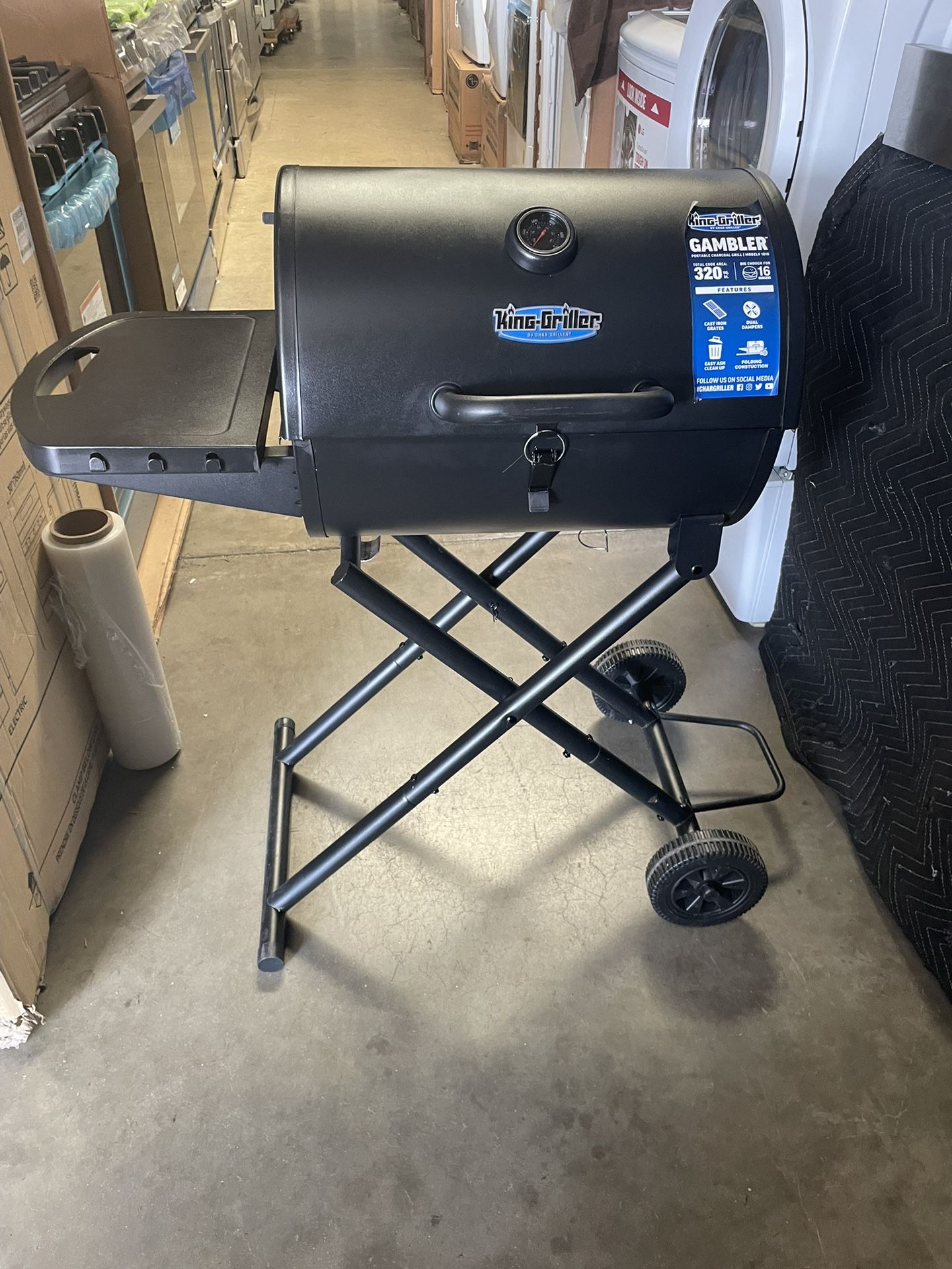 Bbq Grill Charcoal Black 