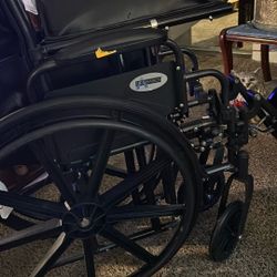 Wheelchair- ProBasics 20” Seat Width Bariatric Wheelchair W/ Elevating Footrests + New Seat Cushion 