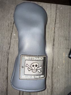 BETTINARDI SKULL & BONES (GRAY)  3 WOOD HEADCOVER