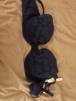 Victoria Secret Lacy navy blue bra, size 38C