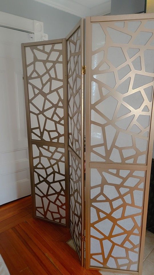 Gold Room Divider