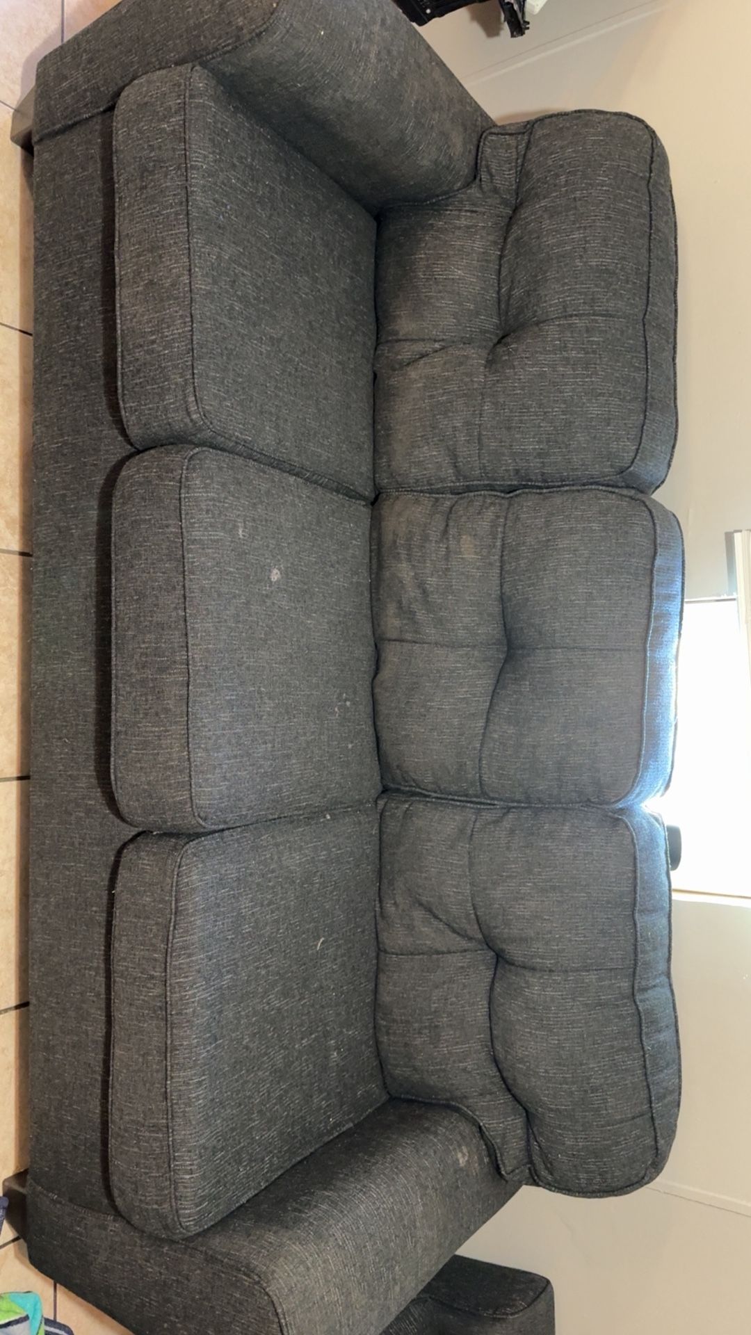 Couches, Gray, Two Seater And 3 Seater