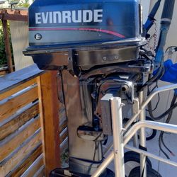 1997 30hp Evinrude Outboard Hand Tiller Outboard Long Shaft 