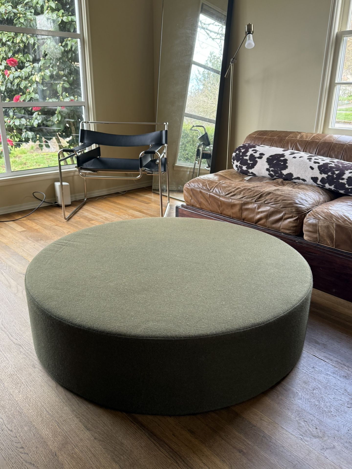 Blue Dot XL Bumper Ottoman