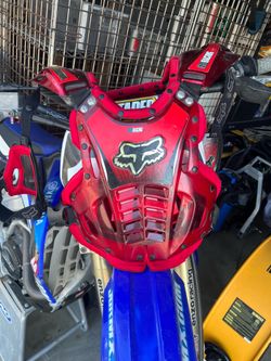 Fox motocross, chest and back protector
