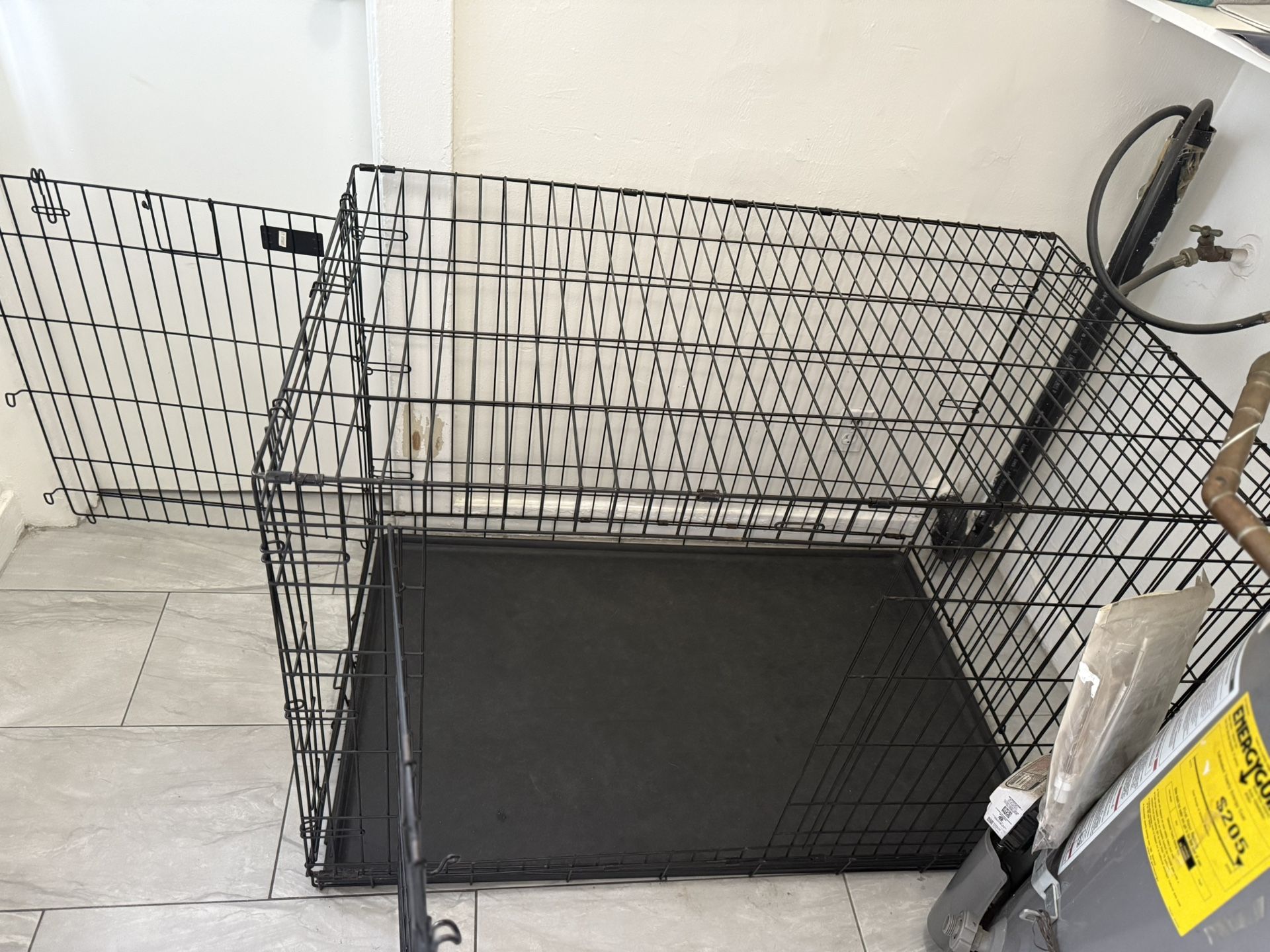 Large Double Door Dog Crate 