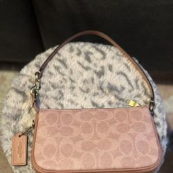 Melon Pink Coach Bag 