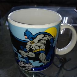 Vintage Batman Coffee Mug Applause 1989 Mint Condition Trip Free Scratch Free Crack Free Used For Display Only DC Comics Batman Coffee Mug Coffee Glas