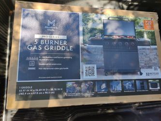 5 burner Gas Griddle New Grill BBQ