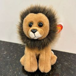 Ty Cecil The Lion 9” Beanie Babies Boos Plush VelveTy Stuffed Animal 