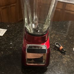 Hamilton Beach  Red  Glass Blender