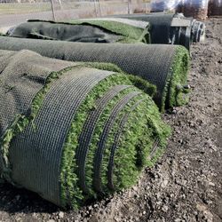 Artificial grass recycled