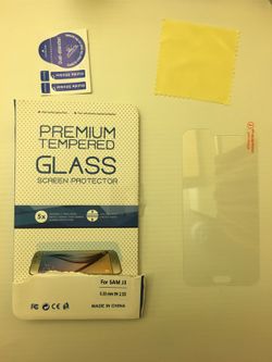 Qty. : 2 - Samsung J3 Tempered Glass