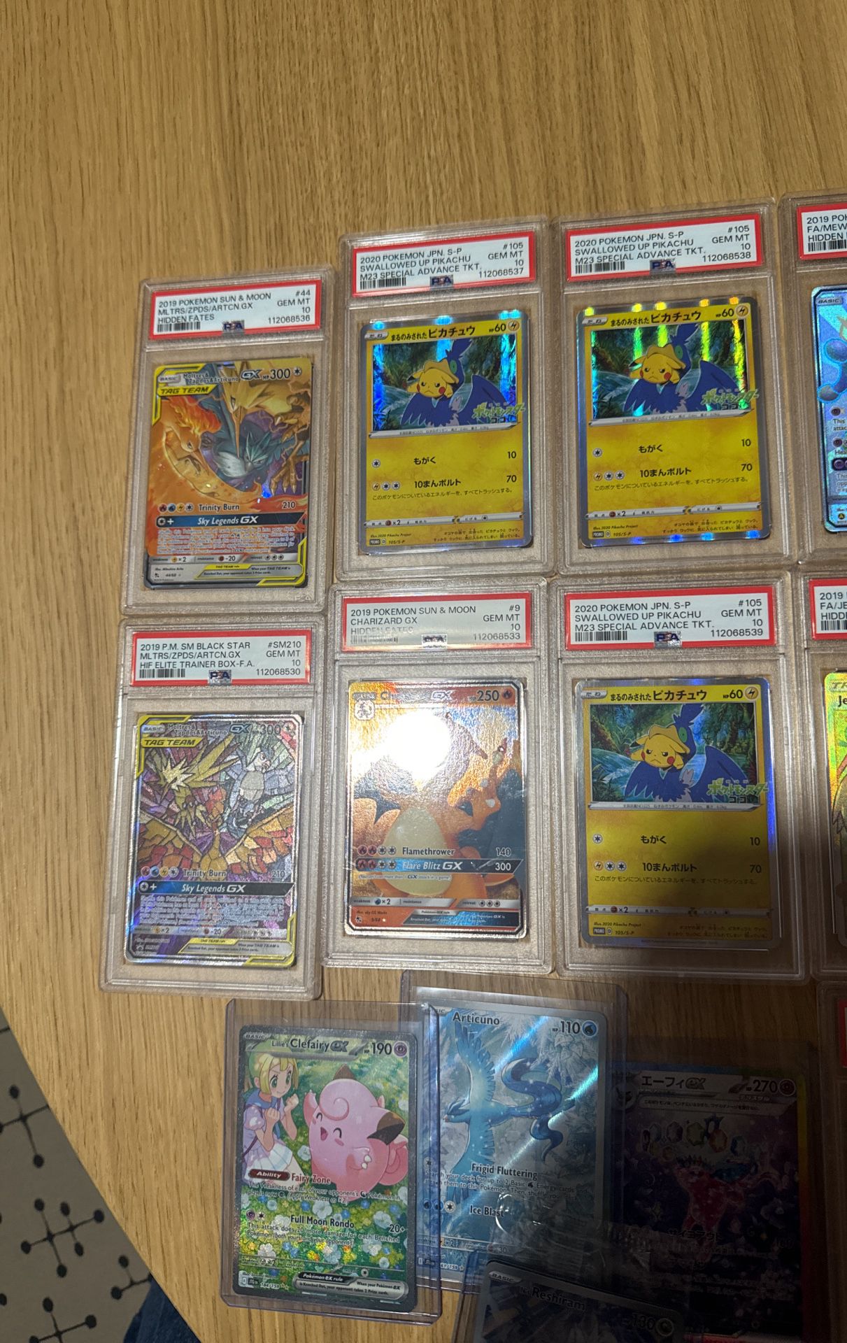 PSA Graded and Raw Pokémon Cards