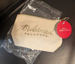 Kate Aspen Makeup Bag BRIDESMAID