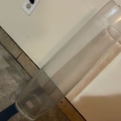 Tall Crystal Clear Flower Vase