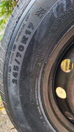 Ford F150 R17 spare tire and rim 245/70 tire unused