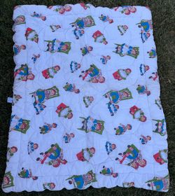 Vintage raggedy hand blanket