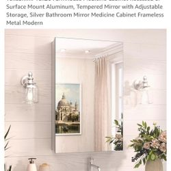 Medicine Cabinet 16x26 NeW