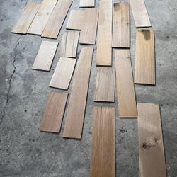 New White Oak - 19 Pieces - Unfinished Wood -see Pix For Size