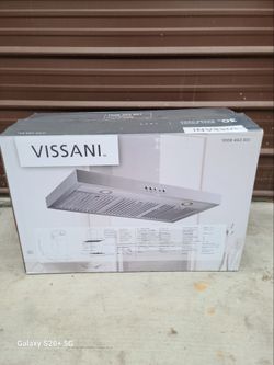 Visanni 30" wall mount range hood
