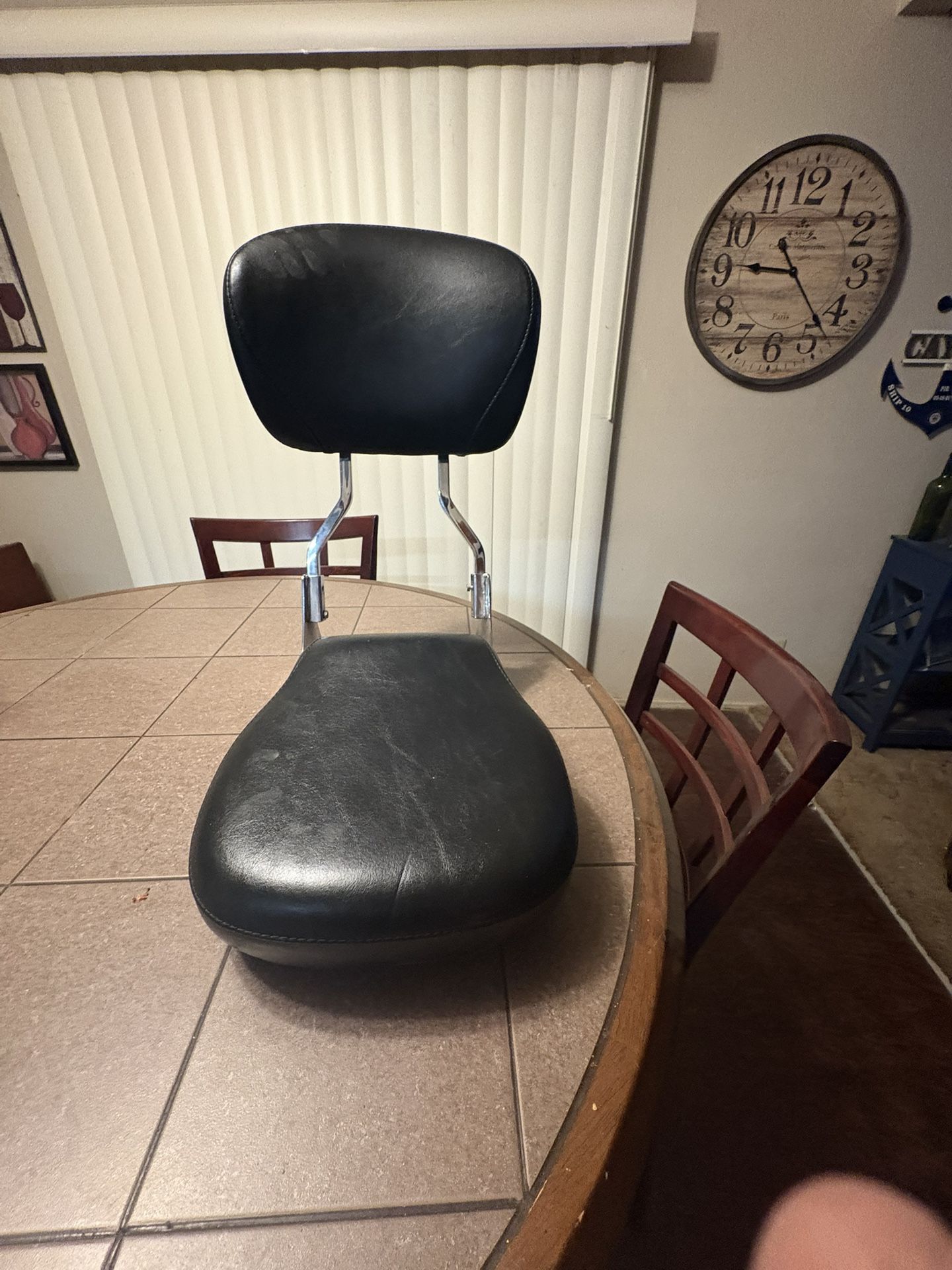 Harley Davidson Softail Seat And Back Rest 