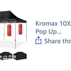 Double Pop Up Canopy With Sides 