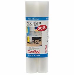 Brand New Costco Con-Tact Shelf Liner, 18" X 15', 2 Pack