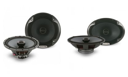 4 new alpine car speakers WITH INSTALLATION any size fit your car