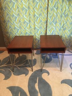 Mid century end tables