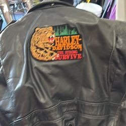 Xl Wilson Heavy Duty Leather Coat